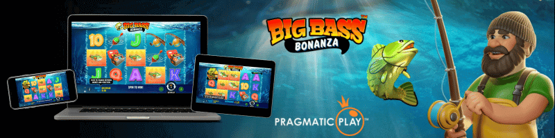 big bass bonanza slot user interface banner