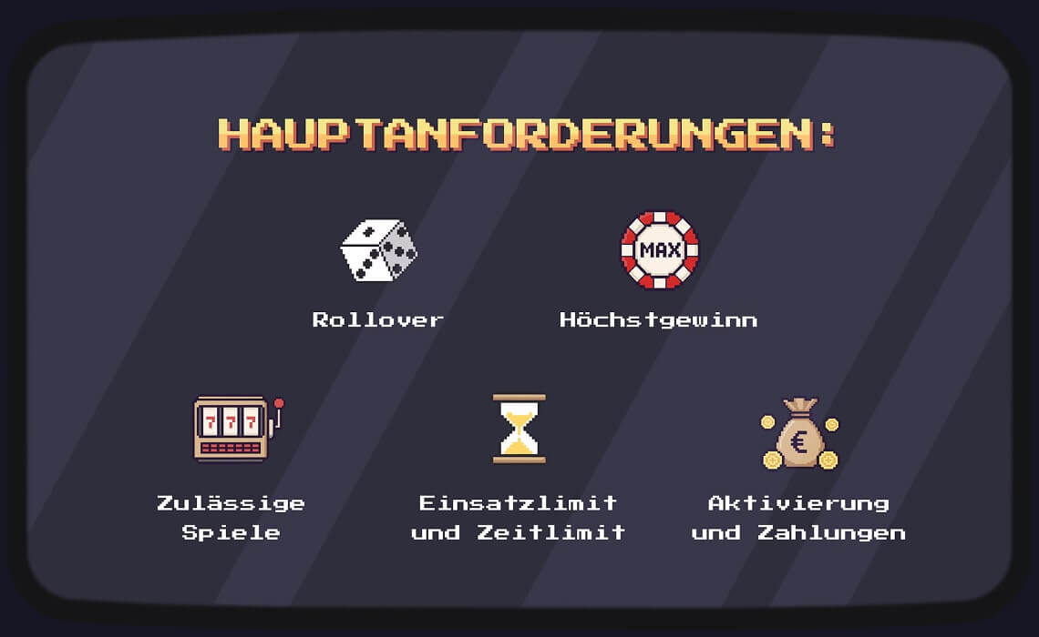 10 Euro Bonus Hauptanforderungen